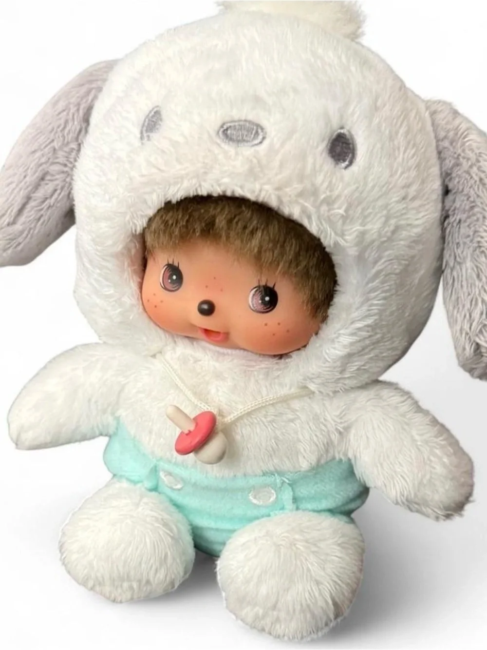 {Rare!} Bebichhichi/Monchhichi x Sanrio Pochacco